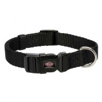 Нашийник Trixie Premium для собак, нейлон, S: 25-40 см/15 мм, чорний Нашийник Trixie Premium для собак, нейлон, S: 25-40 см/15 мм, чорний