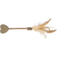 Іграшка для котів Trixie льодяник з мататабі і сердечком,  23 см Іграшка для котів Trixie льодяник з мататабі і сердечком,  23 см