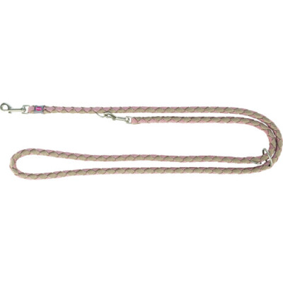 Повідець Trixie Cavo регульований для собак S–M 2 м d 12 мм рожевий/пісочний Повідець Trixie Cavo регульований для собак S–M 2 м d 12 мм рожевий/пісочний