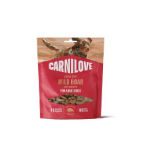 Ласощі Carnilove Crunchy Snack Wild Boar with Rosehips для собак хрусткі дикий кабан і шипшина 200 г Ласощі Carnilove Crunchy Snack Wild Boar with Rosehips для собак хрусткі дикий кабан і шипшина 200 г