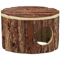 Будиночок Trixie Mette для хом'яків деревинна кора 18х12х12 см Будиночок Trixie Mette для хом'яків деревинна кора 18х12х12 см