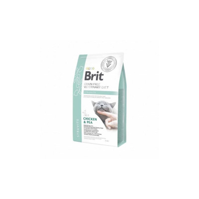 Корм сухий Brit Grain Free VetDiet Cat Struvite для котів з сечокам яною хворобою з куркою та горохом 2 кг Корм сухий Brit Grain Free VetDiet Cat Struvite для котів з сечокам яною хворобою з куркою та горохом 2 кг