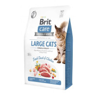 Сухий корм Brit Care Cat GF Large Power & Vitality для котів великих порід, качка та курка, 2 кг Сухий корм Brit Care Cat GF Large Power & Vitality для котів великих порід, качка та курка, 2 кг
