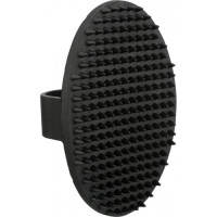 Щітка Trixie масажна з шипами гумова з петлею для рук, 8х13 см Щітка Trixie масажна з шипами гумова з петлею для рук, 8х13 см