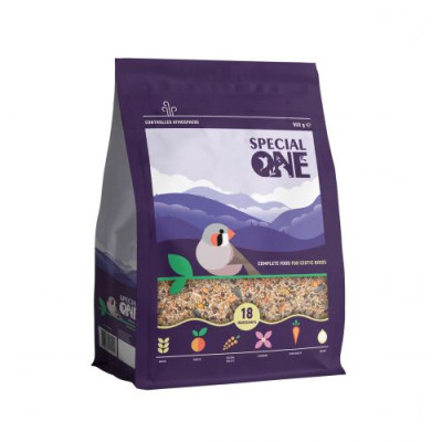 Повнораціонний корм Speciаl One для екзотичніх птахів, 500 г Повнораціонний корм Speciаl One для екзотичніх птахів, 500 г