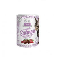 Ласощі для котів Brit Care Cat Snack Superfruits Salmon, лосось, 100 г Ласощі для котів Brit Care Cat Snack Superfruits Salmon, лосось, 100 г