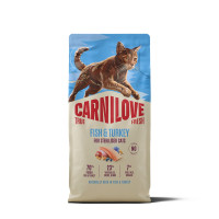 Корм сухий Carnilove True Fresh Fish & Turkey Sterilised для стерилізованих котів риба та індичка 6 кг Корм сухий Carnilove True Fresh Fish & Turkey Sterilised для стерилізованих котів риба та індичка 6 кг