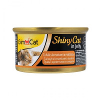 Вологий корм GimCat Shiny Cat для котів, креветки і мальт, 70 г Вологий корм GimCat Shiny Cat для котів, креветки і мальт, 70 г