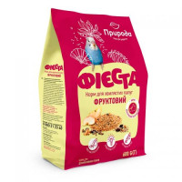 Корм Природа Фієста «Фруктовий» для хвилястих папуг, 600 г Корм Природа Фієста «Фруктовий» для хвилястих папуг, 600 г