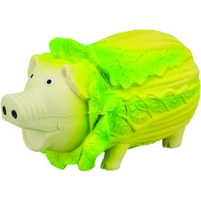 Іграшка Trixie Капустяна свинка латекс для собак 23 см світло-зелена Іграшка Trixie Капустяна свинка латекс для собак 23 см світло-зелена