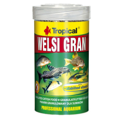 Сухий корм Tropical Welsi Gran для акваріумних донних риб, 65 г (гранули) Сухий корм Tropical Welsi Gran для акваріумних донних риб, 65 г (гранули)