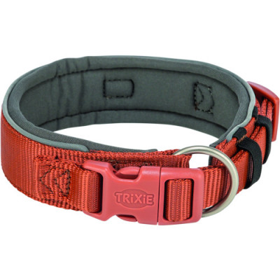 Нашийник Trixie Premium екстраширокий для собак S–M 33–42 см 35 мм рудий-графітовий Нашийник Trixie Premium екстраширокий для собак S–M 33–42 см 35 мм рудий-графітовий