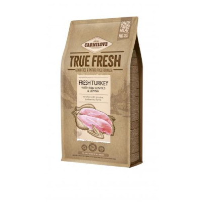 Сухий корм Carnilove True Fresh для дорослих собак всіх порід, з індичкою, 4 кг Сухий корм Carnilove True Fresh для дорослих собак всіх порід, з індичкою, 4 кг