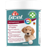 Вітаміни 8in1 Excel Multi Vitamin Puppy для цуценят та молодих собак, мультивітамін, 100 шт Вітаміни 8in1 Excel Multi Vitamin Puppy для цуценят та молодих собак, мультивітамін, 100 шт