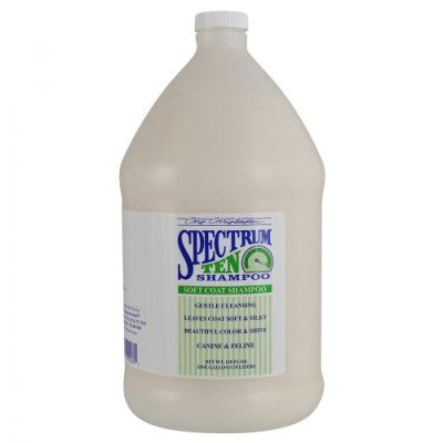 Шампунь Chris Christensen Spectrum Ten для собак та котів, для тонкої та шовковистої шерсті, 3.8 л Шампунь Chris Christensen Spectrum Ten для собак та котів, для тонкої та шовковистої шерсті, 3.8 л