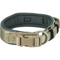 Нашийник Trixie Premium екстраширокий для собак L–XL 53–62 см 50 мм пісочно-сірий