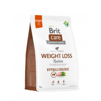 Сухий корм Brit Care Dog Hypoallergenic Weight Loss для собак із зайвою вагою, гіпоалергенний з кроликом, 3 кг Сухий корм Brit Care Dog Hypoallergenic Weight Loss для собак із зайвою вагою, гіпоалергенний з кроликом, 3 кг