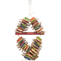 Іграшка Trixie  для птахів   канат дерево картон  18*35см