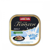 Корм вологий Vom Feinsten Adult with rabbit in cream sauce для котів з кроликом в вершковому соусі 100 г Корм вологий Vom Feinsten Adult with rabbit in cream sauce для котів з кроликом в вершковому соусі 100 г