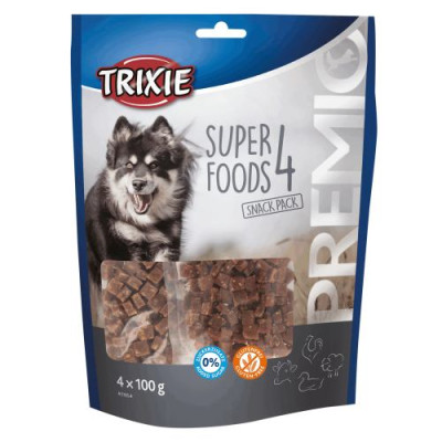 Ласощі Trixie Premio 4 Meat Superfoods для собак з куркою качкою яловичиною та бараниною 4х100 г Ласощі Trixie Premio 4 Meat Superfoods для собак з куркою качкою яловичиною та бараниною 4х100 г