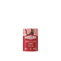 Корм вологий Carnilove Gravy Turkey with Valerian для котів індичка і валеріана в соусі 85 г Корм вологий Carnilove Gravy Turkey with Valerian для котів індичка і валеріана в соусі 85 г