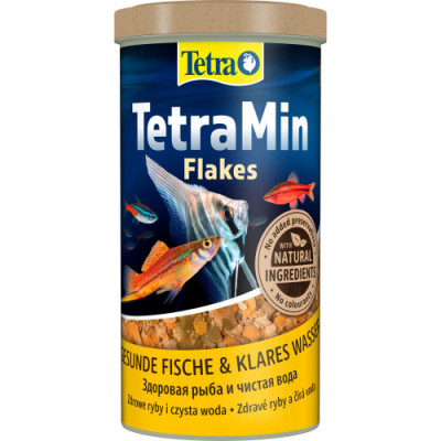 Корм Tetra Min Flakes для акваріумних рибок, 200 г (пластівці) Корм Tetra Min Flakes для акваріумних рибок, 200 г (пластівці)