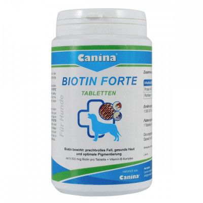 Вітамінний комплекс Canina Biotin Forte Tabletten для собак Біотин інтенсивний курс для шерсті 200 г 60 табл. Вітамінний комплекс Canina Biotin Forte Tabletten для собак Біотин інтенсивний курс для шерсті 200 г 60 табл.