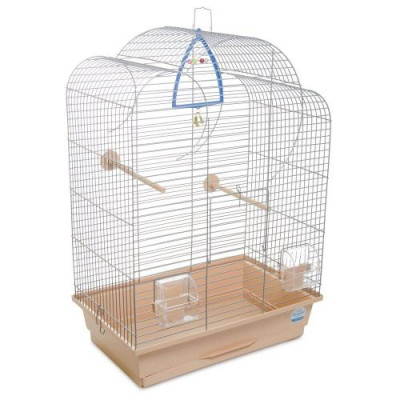 Клітка Природа «Воля» для дрібних декоративних птахів, 44x27x63 см (коричнева) Клітка Природа «Воля» для дрібних декоративних птахів, 44x27x63 см (коричнева)
