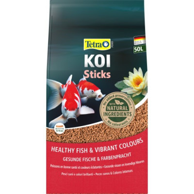 Корм Tetra Pond KOI Sticks для риб коропів кої, 50 л (гранули) Корм Tetra Pond KOI Sticks для риб коропів кої, 50 л (гранули)