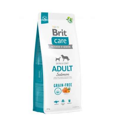 Сухий корм Brit Care Dog Grain-free Adult для собак малих і середніх порід, беззерновий з лососем, 12 кг Сухий корм Brit Care Dog Grain-free Adult для собак малих і середніх порід, беззерновий з лососем, 12 кг