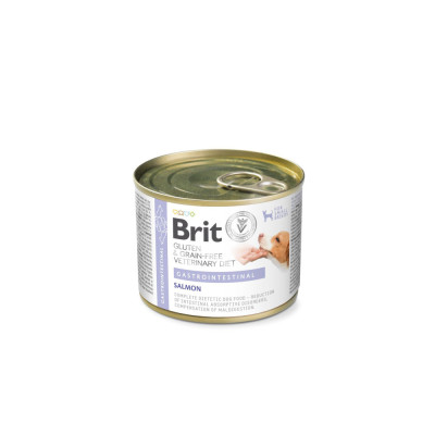 Корм вологий Brit VetDiet Gastrointestinal для собак при проблемах з травленням з лососем 200 г Корм вологий Brit VetDiet Gastrointestinal для собак при проблемах з травленням з лососем 200 г