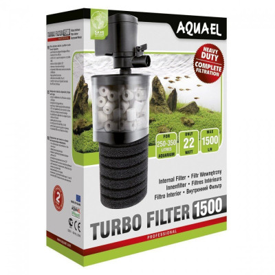 Фільтр Aquael для акваріума внутрішній Turbo Filter 1500 л/год на 250-350 л Фільтр Aquael для акваріума внутрішній Turbo Filter 1500 л/год на 250-350 л