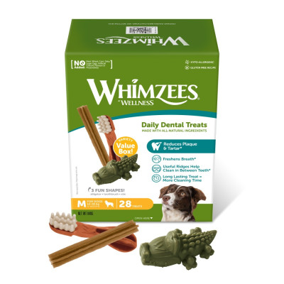 Ласощі Whimzees Variety Value Box д/собак Набір Variety Value M 28 шт Ласощі Whimzees Variety Value Box д/собак Набір Variety Value M 28 шт