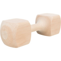 Іграшка Trixie для собак гантель дерев'яна гранована, 25 см, 650 г Іграшка Trixie для собак гантель дерев'яна гранована, 25 см, 650 г