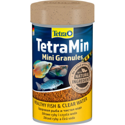 Корм Tetra Min Mini Granules для акваріумних рибок, 45 г (гранули) Корм Tetra Min Mini Granules для акваріумних рибок, 45 г (гранули)