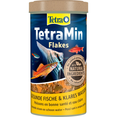 Корм Tetra Min Flakes для акваріумних рибок пластівці 100 г/500 мл Корм Tetra Min Flakes для акваріумних рибок пластівці 100 г/500 мл