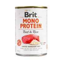 Вологий корм Brit Mono Protein Beef & Rice для собак, з яловичиною та рисом, 400 г Вологий корм Brit Mono Protein Beef & Rice для собак, з яловичиною та рисом, 400 г