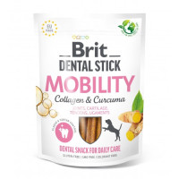 Ласощі для собак Brit Dental Stick Mobility для мобільності суглобів, колаген та куркума, 7 шт, 251 г
