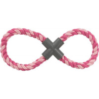 Іграшка Trixie Канат-вісімка плетений для собак, 35 см Іграшка Trixie Канат-вісімка плетений для собак, 35 см