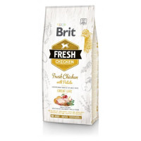 Сухий корм Brit Fresh для дорослих собак всіх порід, з куркою та картоплею, 12 кг Сухий корм Brit Fresh для дорослих собак всіх порід, з куркою та картоплею, 12 кг