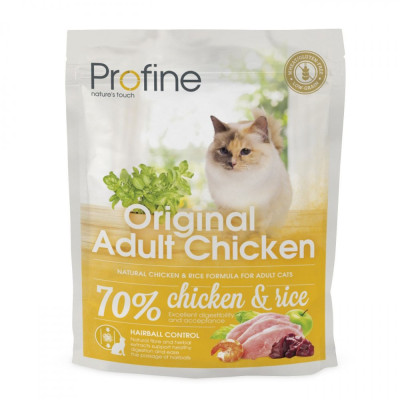 Корм сухий Profine Cat Original Adult для дорослих котів усіх порід з куркою та рисом 300 г