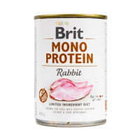 Вологий корм Brit Mono Protein Rabbit для собак, з кроликом, 400 г Вологий корм Brit Mono Protein Rabbit для собак, з кроликом, 400 г
