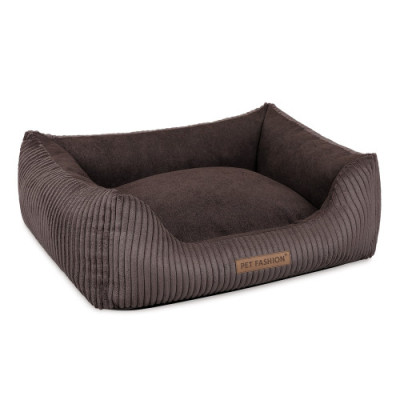 Лежак Pet Fashion DEVID для собак шоколадний 62х50х19 см