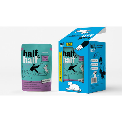 Набір вологих кормів Half&Half Набір вологих кормів Half&Half
