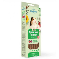 Трав’яні снеки Природа «Яблуко та буряк» для гризунів, 60 г Трав’яні снеки Природа «Яблуко та буряк» для гризунів, 60 г