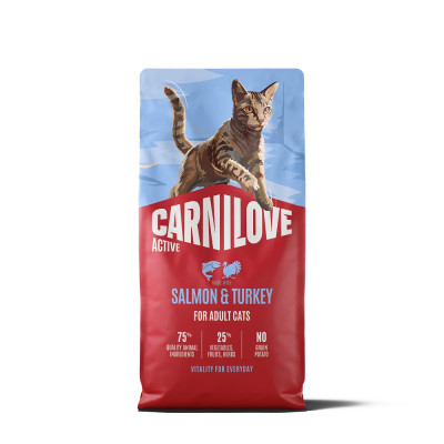 Корм сухий Carnilove Active Salmon & Turkey для котів лосось та індичка 6 кг Корм сухий Carnilove Active Salmon & Turkey для котів лосось та індичка 6 кг