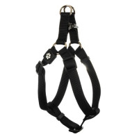 Шлея GimDog Harlem X для собак, нейлон, чорна, 2х53-77 см Шлея GimDog Harlem X для собак, нейлон, чорна, 2х53-77 см