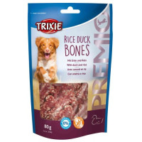 Ласощі Trixie Premio Rice Duck Bones для собак кісточки з качкою і рисом 80 г Ласощі Trixie Premio Rice Duck Bones для собак кісточки з качкою і рисом 80 г