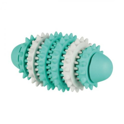 Іграшка Trixie Denta Fun М'яч регбі для собак, з м'ятним смаком, 15 см (гума) Іграшка Trixie Denta Fun М'яч регбі для собак, з м'ятним смаком, 15 см (гума)