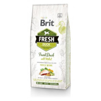 Сухий корм Brit Fresh для дорослих активних собак, з качкою та пшоном, 12 кг Сухий корм Brit Fresh для дорослих активних собак, з качкою та пшоном, 12 кг